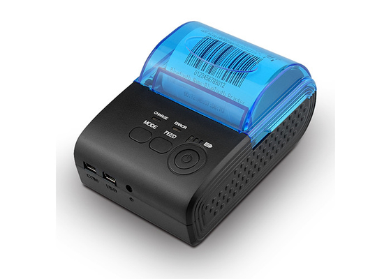 China SDK gratuito 58 mm Impresora Mini impressora térmica portátil de dente azul com grande cabine de papel fornecedor