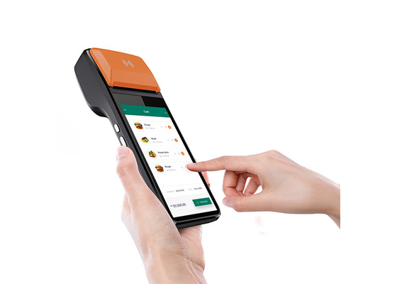 Android todo em um sistema móvel Handheld da posição com terminal de Portable Cash Register da impressora