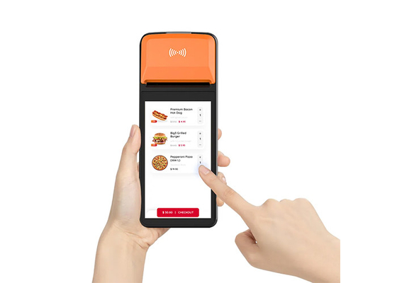 Máquina da posição de Mini Portable Smart Billing com o Google Play Store para a venda a retalho comercial