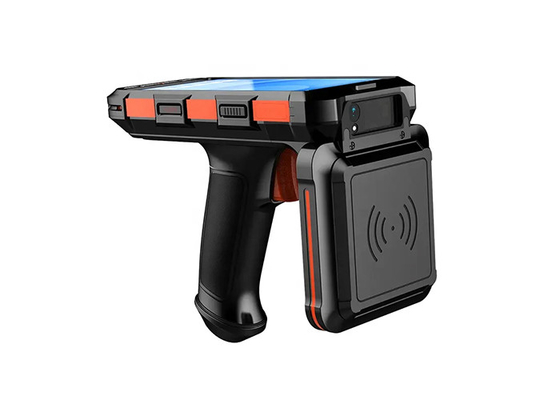 Long Range Handheld Android PDA Barcode Scanner NFC LF HF RFID Reader para pulseiras